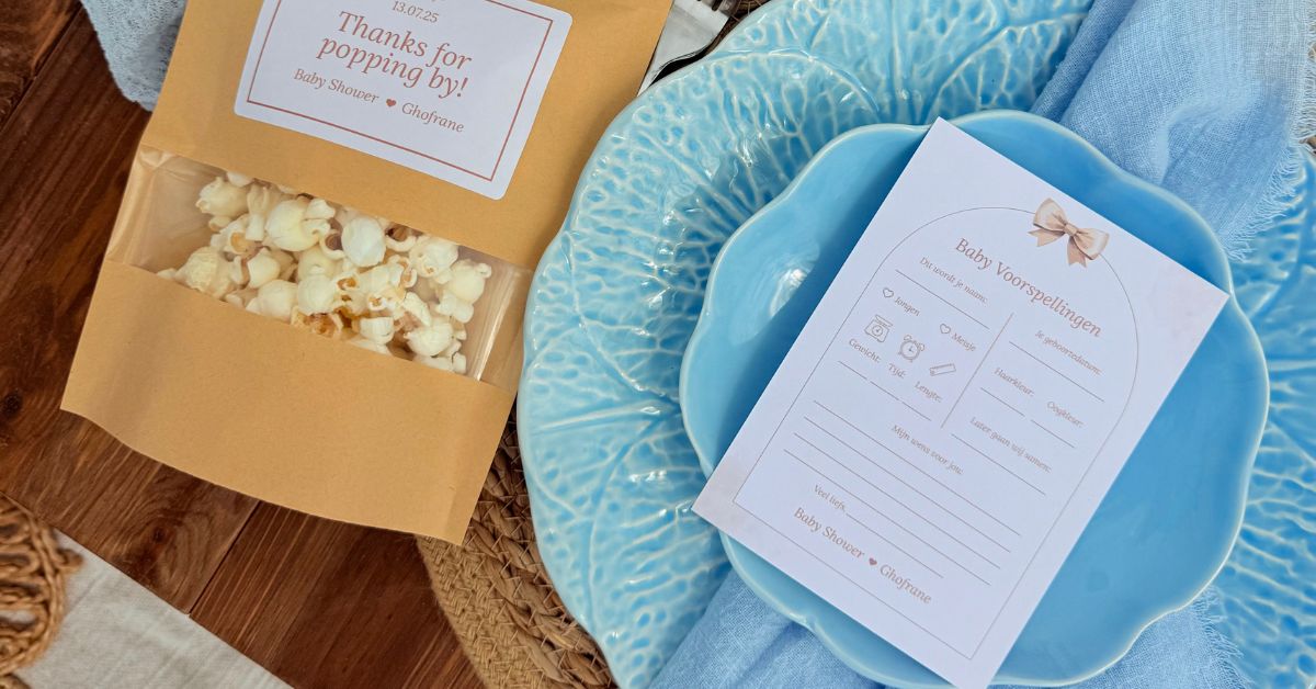 Waarom een welkomstbord op de babyshower niet mag ontbreken