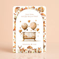 Babyshower welkomstbord naamkaart bosdieren gepersonaliseerd Studio Miron